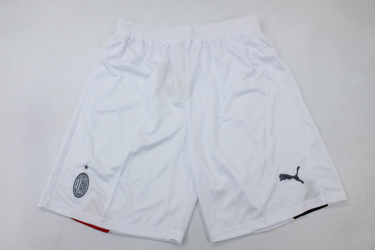 AAA Quality AC Milan 23/24 Away White Soccer Shorts